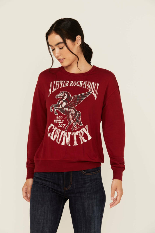 Idyllwind Women | Little Rock Lot of Country Pullover Sweatshirt
