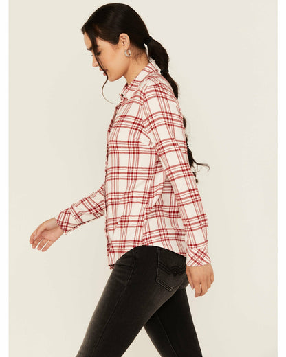 Idyllwind Women | Anna Featherlight Plaid Print Long Sleeve Pearl Snap Western Shirt