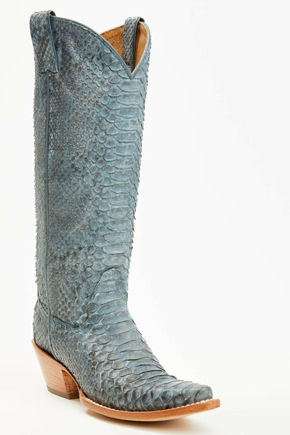 Idyllwind Women | Slay Navy Python Tall Western Boots - Snip Toe