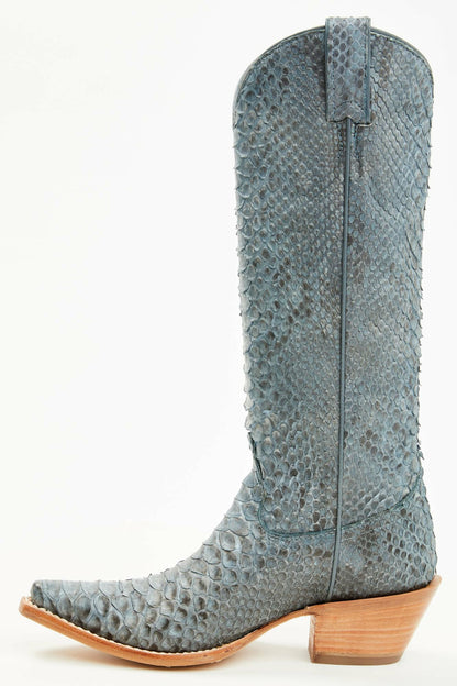 Idyllwind Women | Slay Navy Python Tall Western Boots - Snip Toe