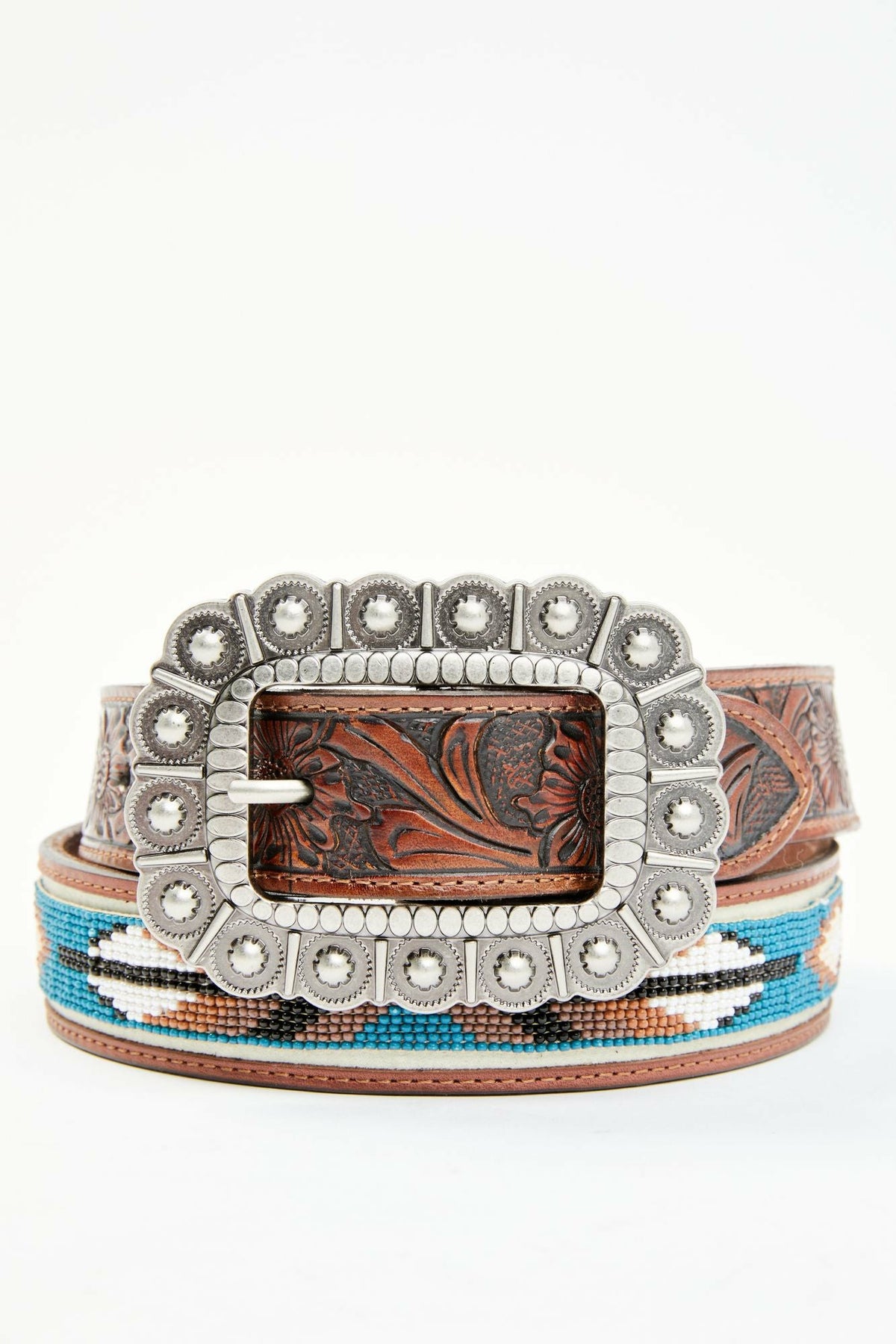 Idyllwind Women | Genuine Leather Windriver Seed Bead Belt
