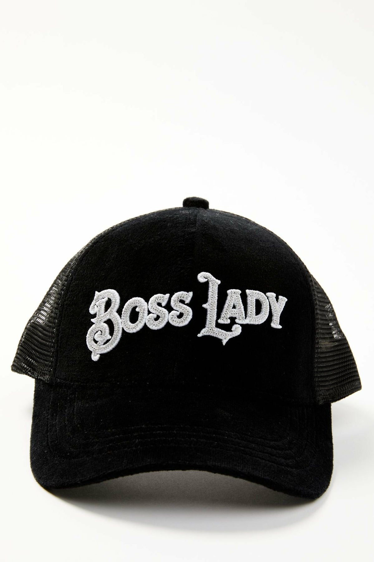 Idyllwind Women | Boss Lady Velvet Mesh Back Baseball Hat