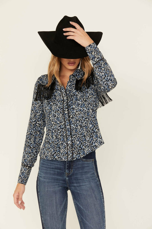 Idyllwind Women | Brooks Button Down Fringe Top