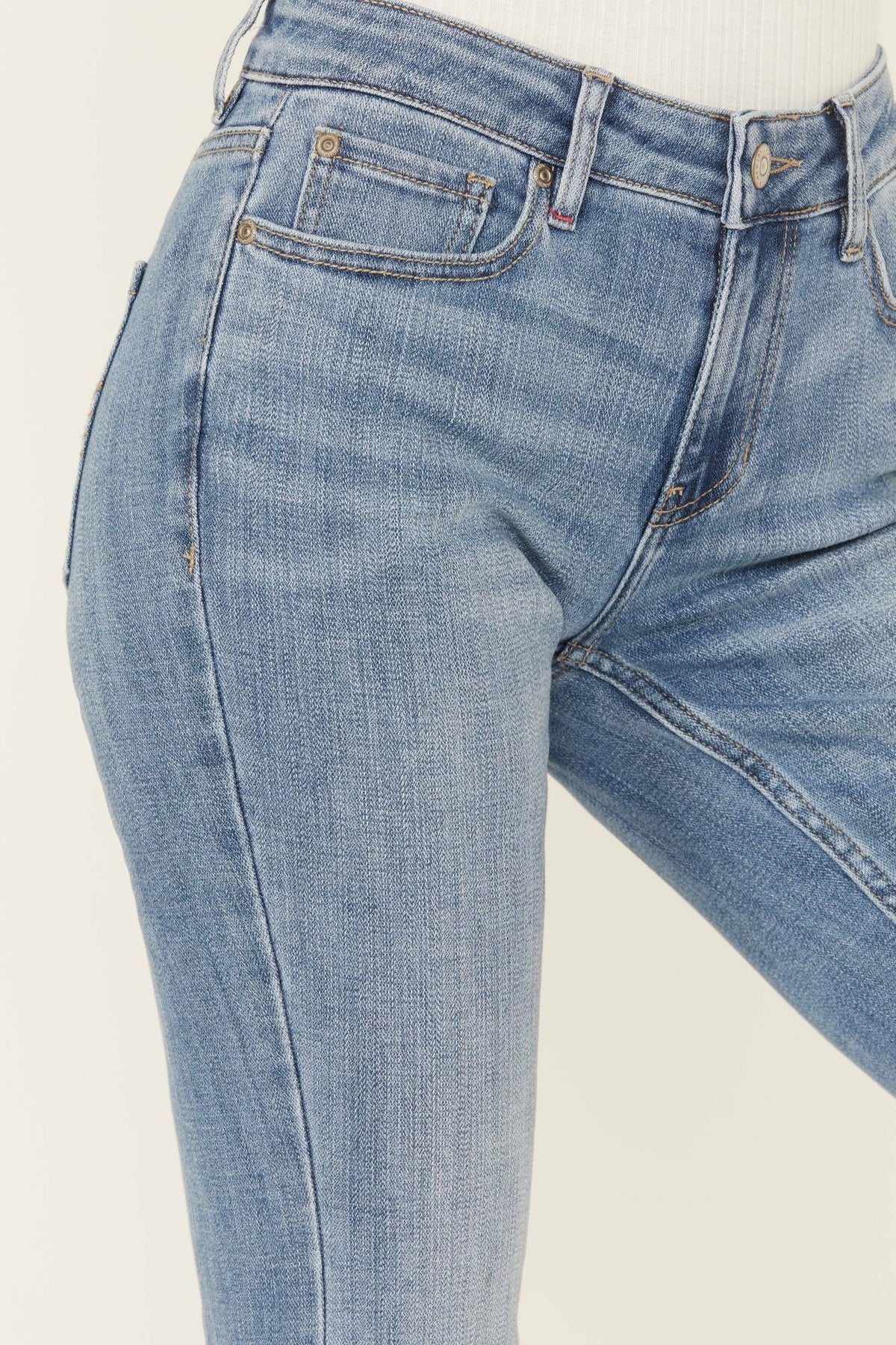 Idyllwind Women | Atwood Light Wash Rebel Mid Rise Stretch Bootcut Jeans