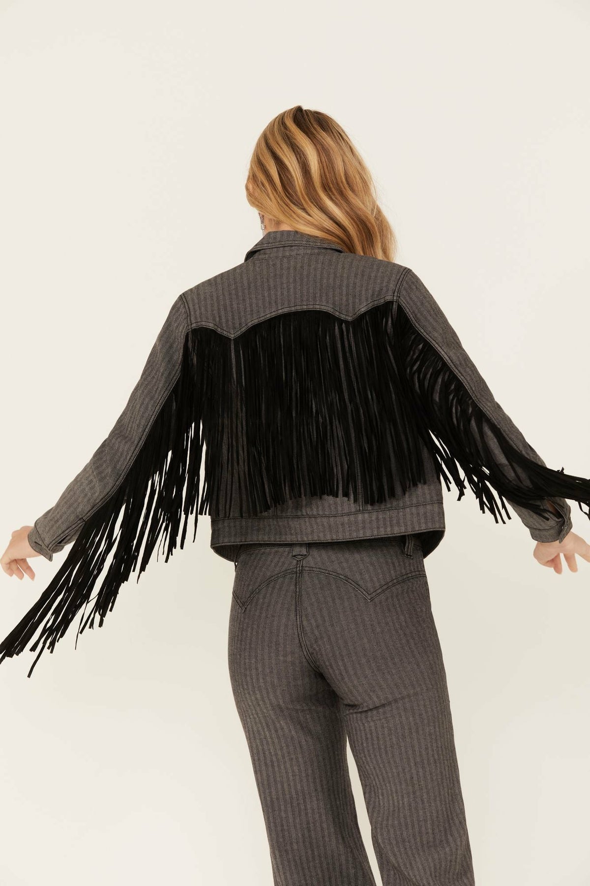Idyllwind Women | Annex Herringbone Fringe Jacket