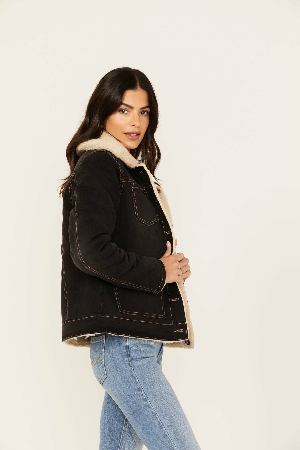 Idyllwind Women | Blackburn Reversible Denim Sherpa Jacket
