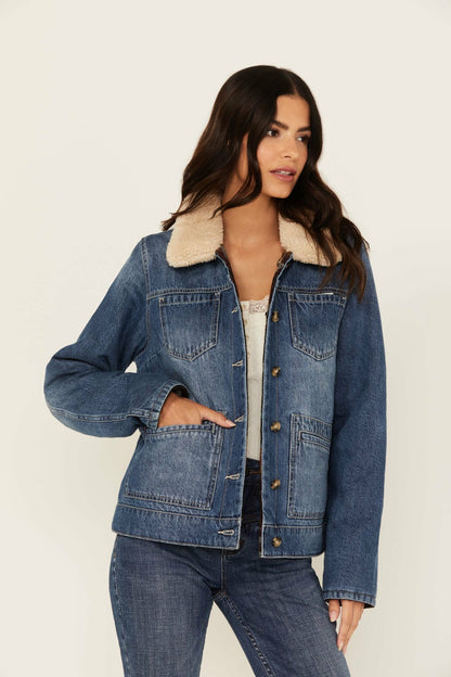 Idyllwind Women | Alcott Reversible Denim / Blanket Jacket