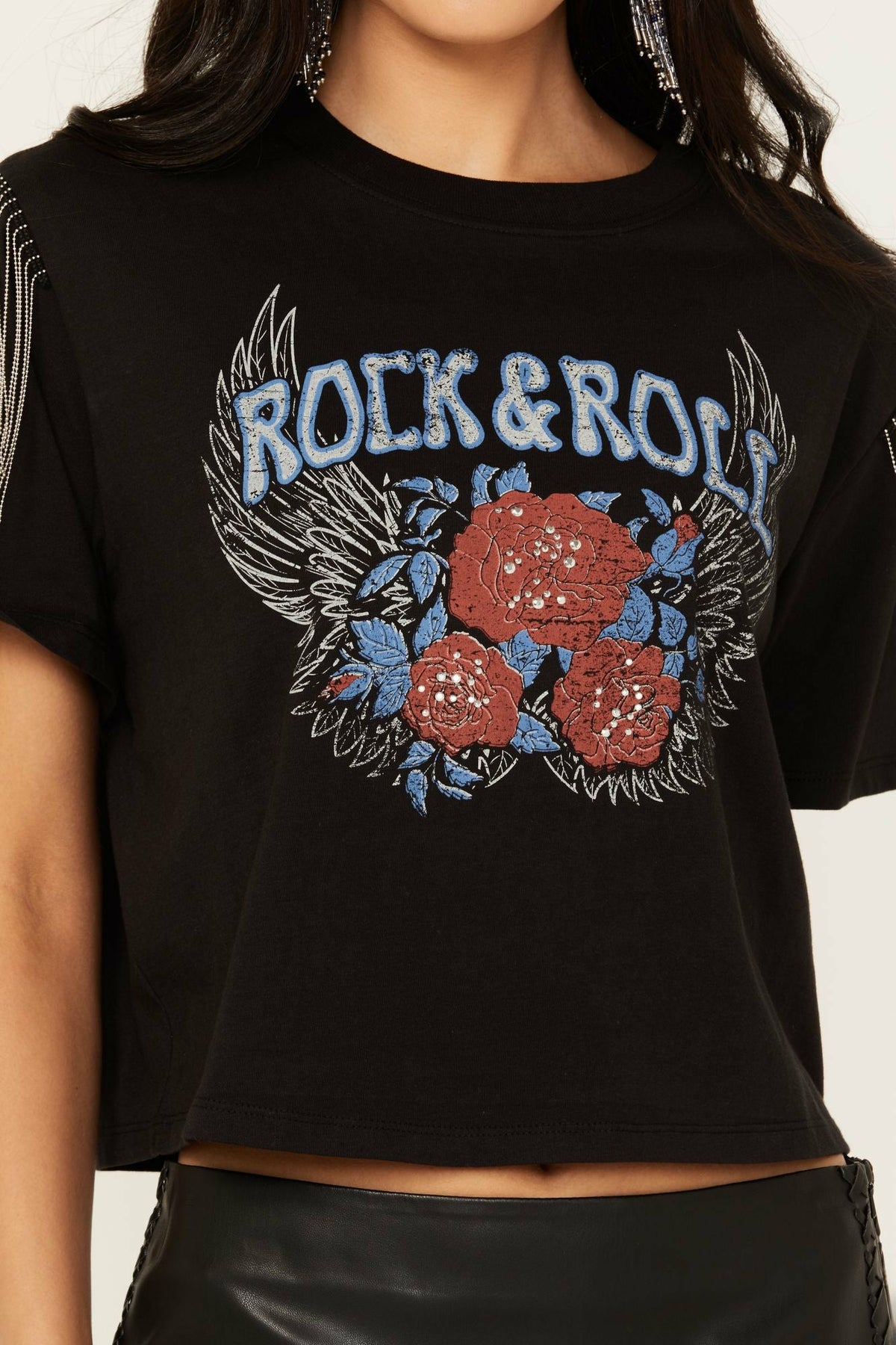 Idyllwind Women | Robin Rock & Roll Embellished Graphic Tee