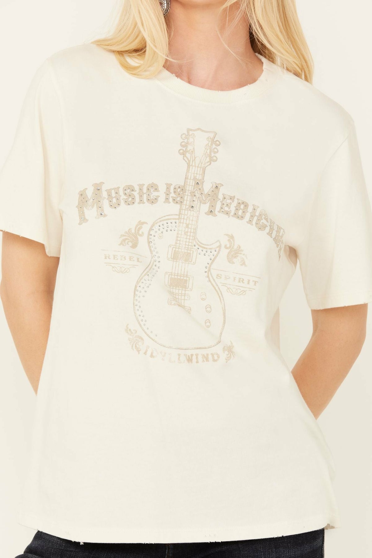 Idyllwind Women | Rollingwood Guitar Graphic Short Sleeve Tee