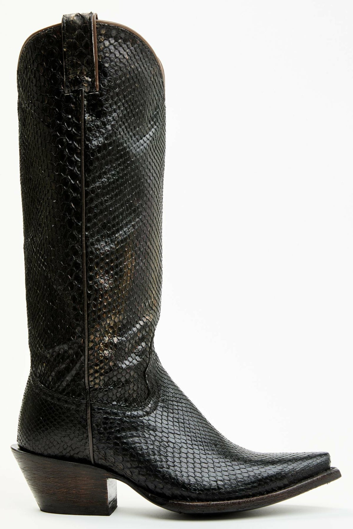 Idyllwind Women | Slay Black Python Tall Western Boots - Snip Toe