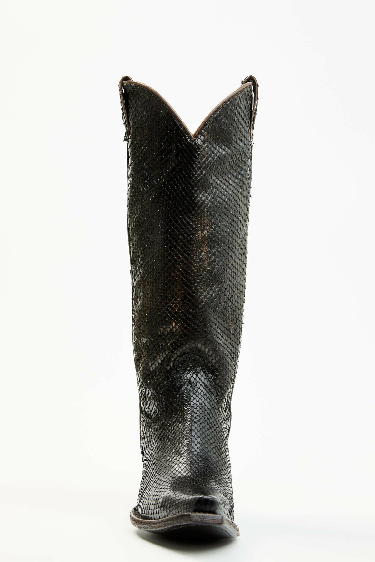 Idyllwind Women | Slay Black Python Tall Western Boots - Snip Toe