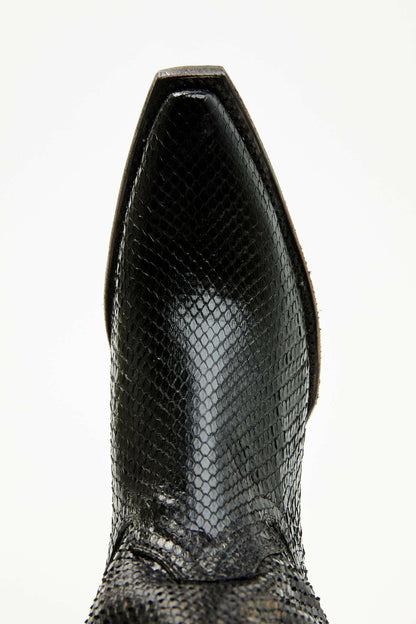 Idyllwind Women | Slay Black Python Tall Western Boots - Snip Toe