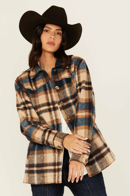 Idyllwind Women | Dowlan Plaid Print Shacket